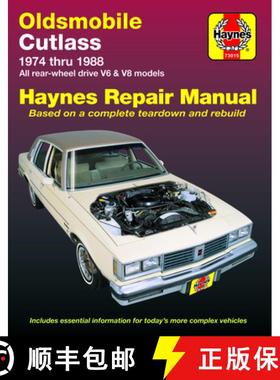 【3-4周达】Oldsmobile Cutlass, 1974-1988: All Rear-Wheel Drive V6 and V8 Models [9781850106111]