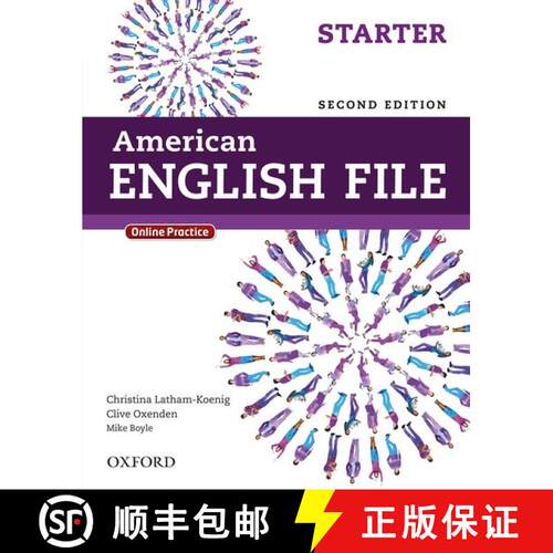 【3-4周达】American English File Second Edition: Starter Student's Book with Oxford Online Skills Pro... [9780194776141]