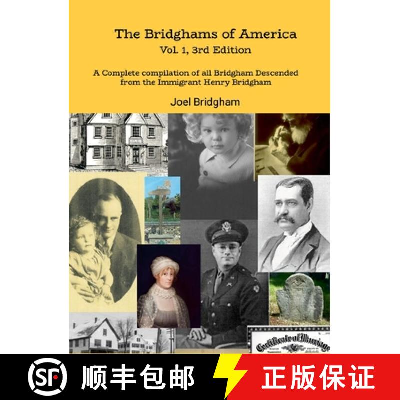 【2-3周达】The Bridghams of America (Vol. 1, 3rd Edition): A Complete Compilation of All Bridghams De... [9781312073388]