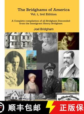 【3-4周达】The Bridghams of America (Vol. 1, 3rd Edition): A Complete Compilation of All Bridghams De... [9781312073388]