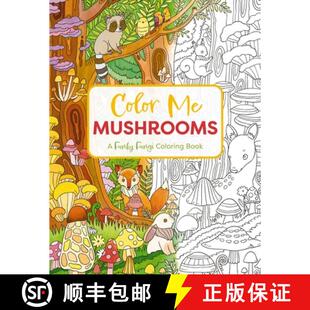 Coloring 9781400341443 Color Funky Mushrooms 4周达 Book Fungi