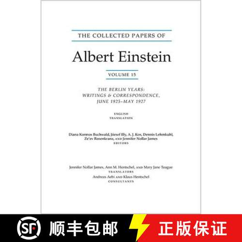 【3-4周达】The Collected Papers of Albert Einstein, Volume 15 (Translation Supplement): The Berlin Ye... [9780691178820]