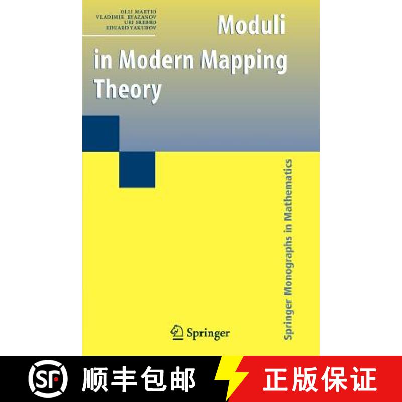 【3-4周达】Moduli in Modern Mapping Theory [9781441927552]