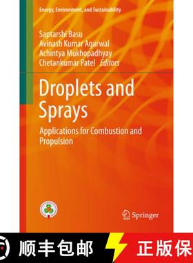 【3-4周达】Droplets and Sprays: Applications for Combustion and Propulsion [9789811074486]