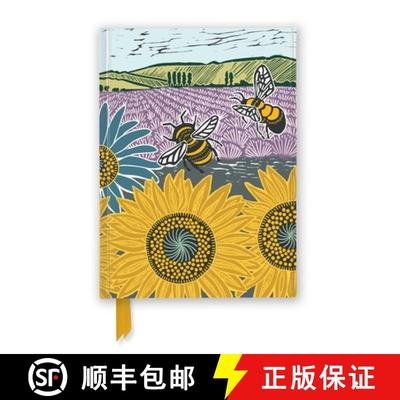 【3-4周达】Kate Heiss: Sunflower Fields (Foiled Journal) [9781804173084]