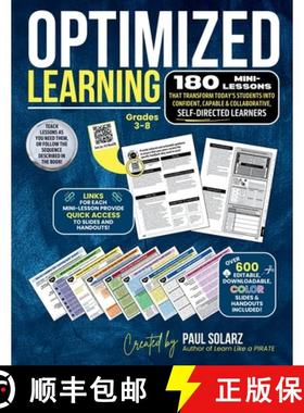 【3-4周达】OPTIMIZED LEARNING: 180 Mini-Lessons That Transform Today's Students Into Confident, Capab... [9781956306750]