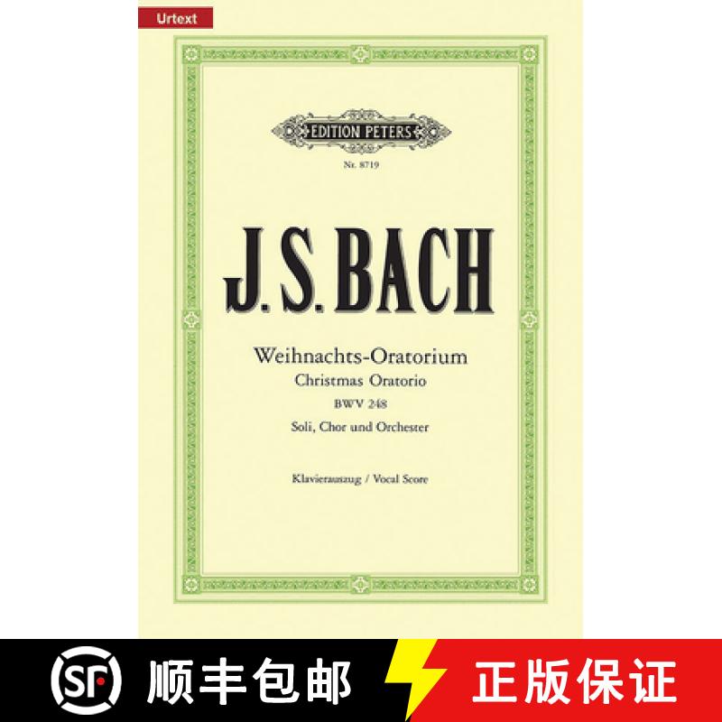 【2-3周达】Christmas Oratorio Bwv 248 (Vocal Score) [9790014070656]