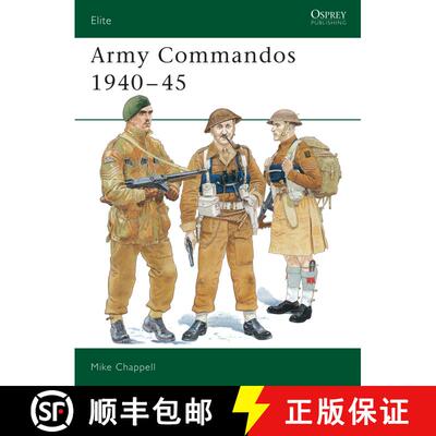 【3-4周达】Army Commandos, 1940-45 [9781855325791]