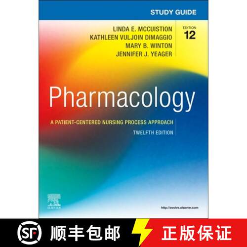 预订 Study Guide for Pharmacology: A Patient-Centered Nursing Process Approach [9780443115240]