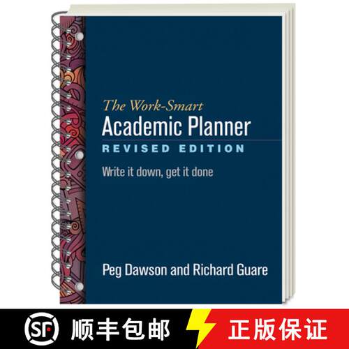 【3-4周达】Work-Smart Academic Planner, Revised Edition, (Wire-Bound Paperback): Write It Down, Get I... [9781462530205]