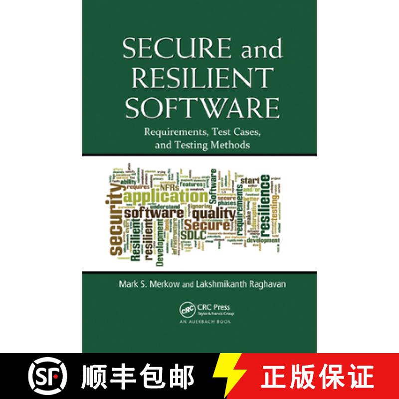 【3-4周达】Secure and Resilient Software: Requirements, Test Cases, and Testing Methods [9780367382148]
