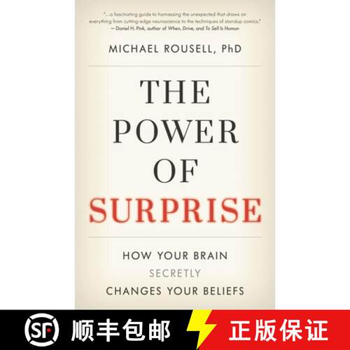 【3-4周达】精装 The Power of Surprise : How Your Brain Secretly Changes Your Beliefs [9781538152416]