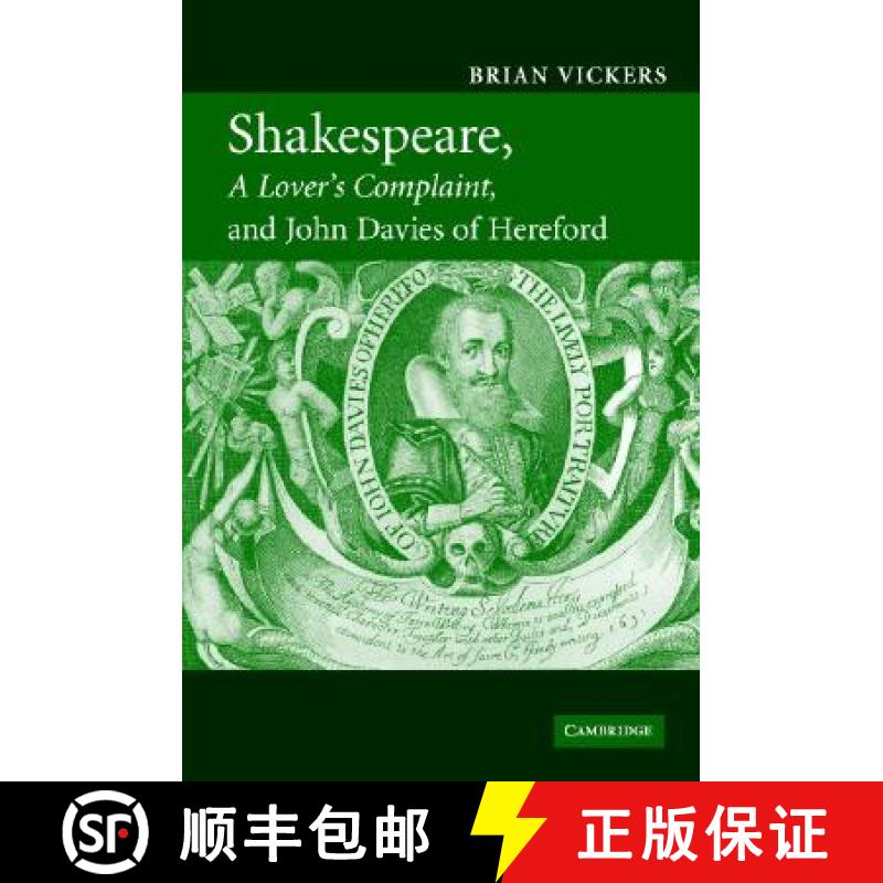 【3-4周达】Shakespeare, 'A Lover's Complaint', and John Davies of Hereford [9780521859127]