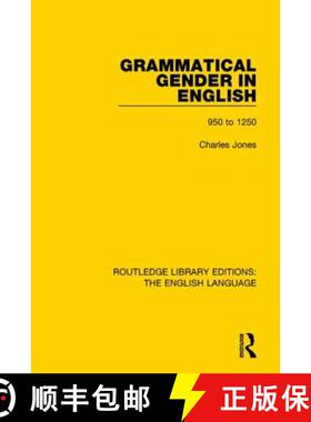 【3-4周达】Grammatical Gender in English: 950 to 1250 [9781138919471]