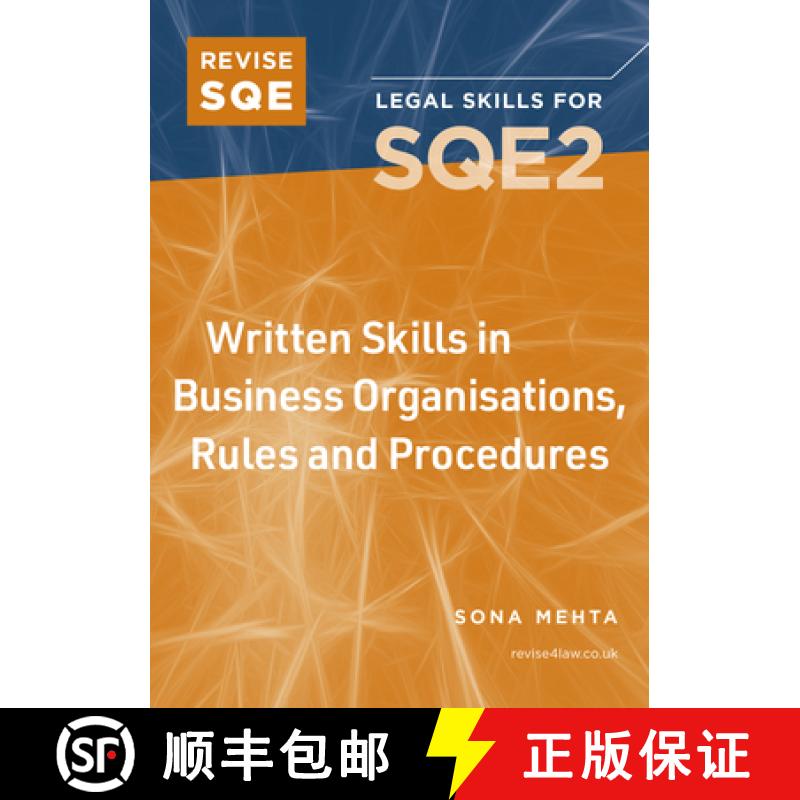 【2-3周达】Revise SQE Written Skills for SQE2: Questions & Answers in Business Law and Practice: Lega... [9781914213960]