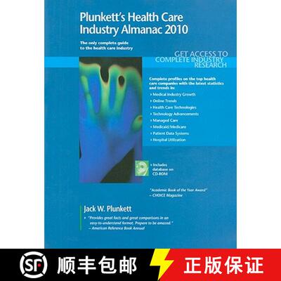 预订 Plunkett's Health Care Industry Almanac 2010: Health Care Industry Market Research, Statistics, ... [9781593921545]