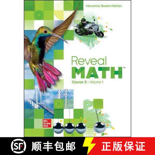 精装 Reveal Math Course 3, Interactive Student Edition, Volume 1 [9780076673759]
