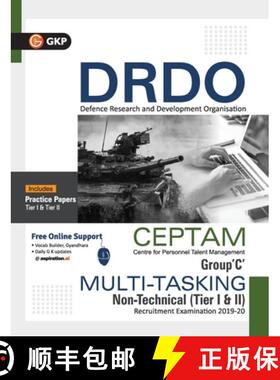 【3-4周达】DRDO CEPTAM 2019-20 : Group C Multi-Tasking (Non-Technical) [9789389718393]