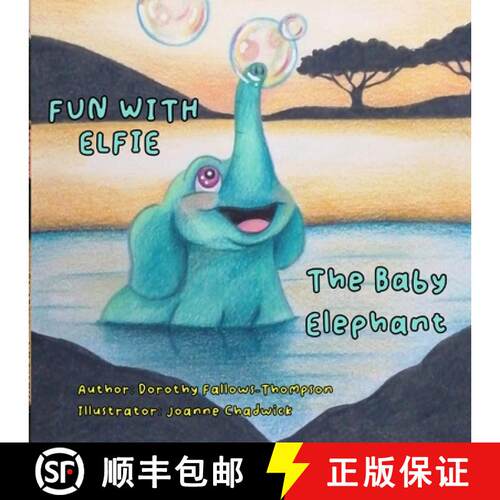 【3-4周达】Fun with Elfie The Baby Elephant [9781326482350]