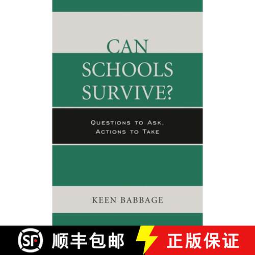 【3-4周达】精装 Can Schools Survive? : Questions to Ask, Actions to Take [9781475808667]