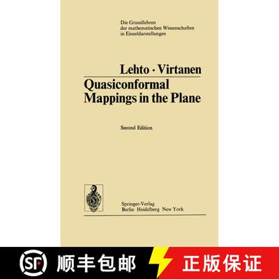 【3-4周达】Quasiconformal Mappings in the Plane (Softcover reprint of the original 1st ed. 1973) (Sof... [9783642655159]