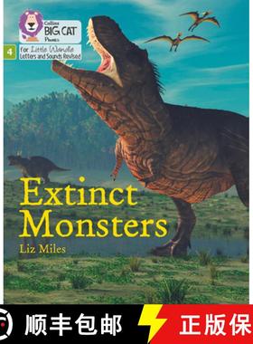 【3-4周达】Big Cat Phonics for Little Wandle Letters and Sounds Revised - Extinct Monsters: Phase 4 [9780008504458]