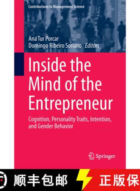 【3-4周达】Inside the Mind of the Entrepreneur : Cognition, Personality Traits, Intention, and Gender... [9783319624549]