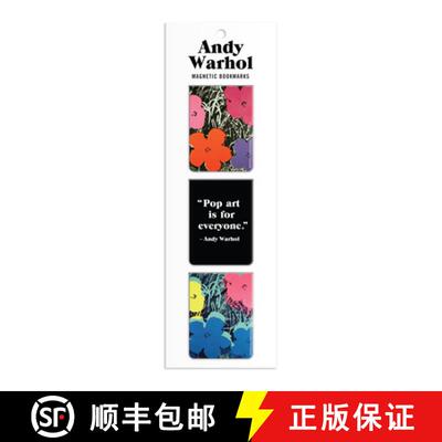 【3-4周达】Andy Warhol Flowers Magnetic Bookmarks [9780735379633]