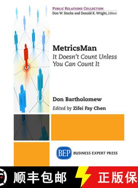 【3-4周达】MetricsMan: It Doesn't Count Unless You Can Count It [9781631575211]