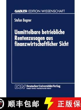 【3-4周达】Unmittelbare betriebliche Rentenzusagen aus finanzwirtschaftlicher Sicht [9783824463831]