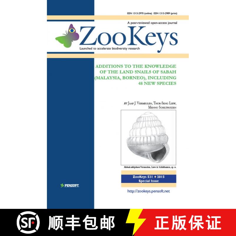 预订 ZooKeys 531: Additions to the Knowledge of the Land Snails of Sabah (Malaysia, Borneo), Includin... [9789546427908]