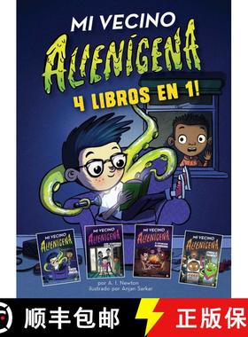【3-4周达】Mi vecino alienígena: 4 libros en 1 [9781499815955]