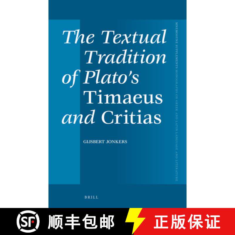 预订 The Textual Tradition of Plato's Timaeus and Critias [9789004325913]