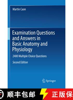【3-4周达】Examination Questions and Answers in Basic Anatomy and Physiology : 2400 Multiple Choice Q... [9783030092740]