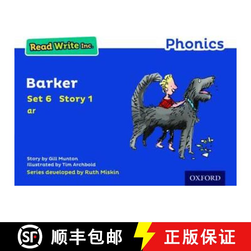 【3-4周达】Read Write Inc. Phonics: Barker (Blue Set 6 Storybook 1) [9780198372141]