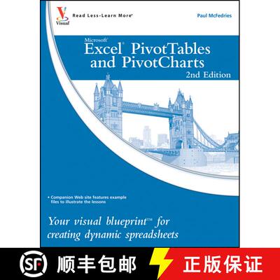【3-4周达】Excel Pivottables And Pivotcharts: Your Visual Blueprint For Creating Dynamic Spreadsheets... [9780470591611]