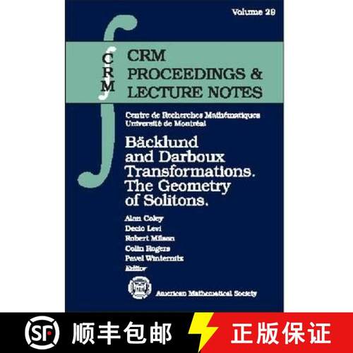 【3-4周达】Backlund and Darboux Transformations: The Geometry of Solitons [9780821828038]