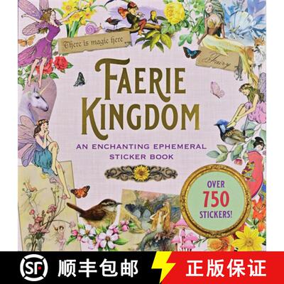 【3-4周达】Faerie Kingdom Sticker Book (Over 750 Stickers) [9781441342065]