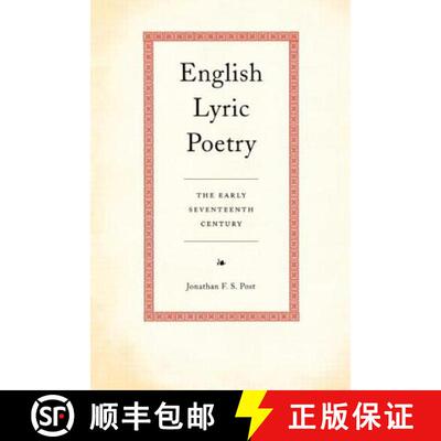 【3-4周达】English Lyric Poetry : The Early Seventeenth Century [9780415208581]