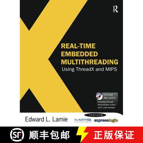 【3-4周达】Real-Time Embedded Multithreading Using Threadx and MIPS [With CDROM] [9781856176316]