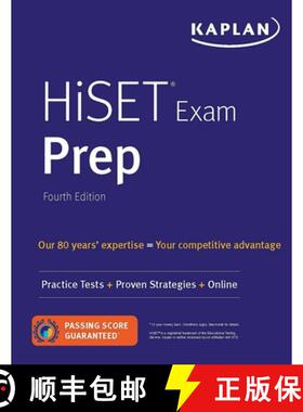 【3-4周达】Hiset Exam Prep: Practice Tests + Proven Strategies + Online [9781506264042]