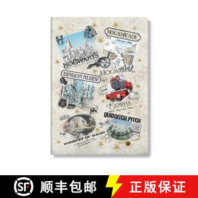 【3-4周达】精装 The Wizarding World Notebook A6 Gridded Softcover Cahier, 80pg, 100gsm by Paperblanks... [9781408765821]