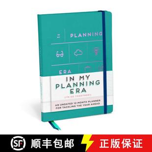 【3-4周达】In My Planning Era Large Hardcover Planner: Undated 12-Month Planner [9781683494911]