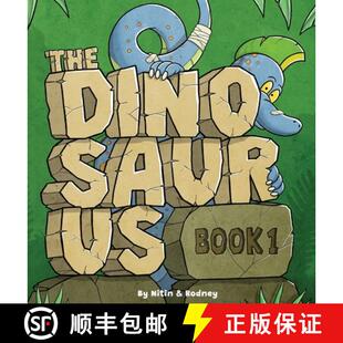 【3-4周达】精装 The Dinosaurus Book 1: Big Words & Colourful Dinosaurs for Little Learners Ages 3-6 -... [9781763609808]
