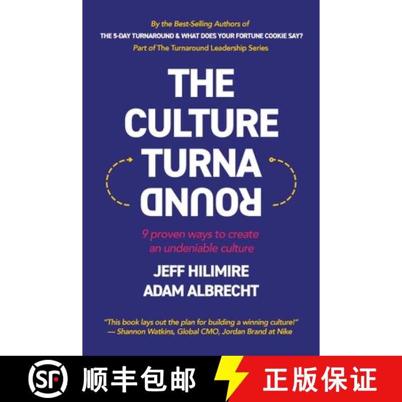 【3-4周达】The Culture Turnaround: 9 Proven Ways to Create an Undeniable Culture [9781733868990]