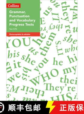 预订 Year 5/P6 Grammar, Punctuation and Vocabulary Progress Tests [9780008333652]