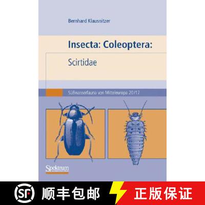 【3-4周达】Insecta: Coleoptera: Scirtidae : Süßwasserfauna von Mitteleuropa. Bd. 20/17 [9783827410740]