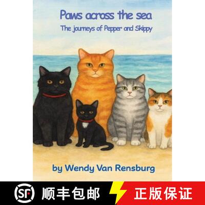 【3-4周达】Paws across the sea : The journeys of Pepper and Skippy [9780473761769]