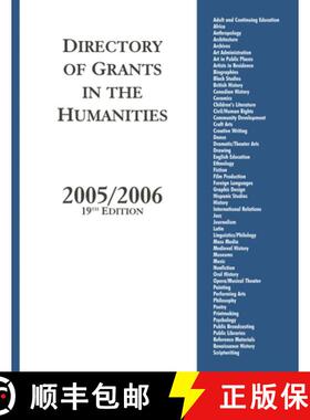 【3-4周达】Directory of Grants in the Humanities, 2005/2006, 19th Edition [9781573566162]