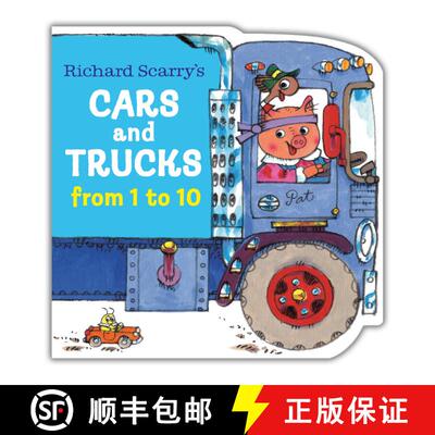 【3-4周达】Richard Scarry's Cars and Trucks from 1 to 10 [9780593567708]